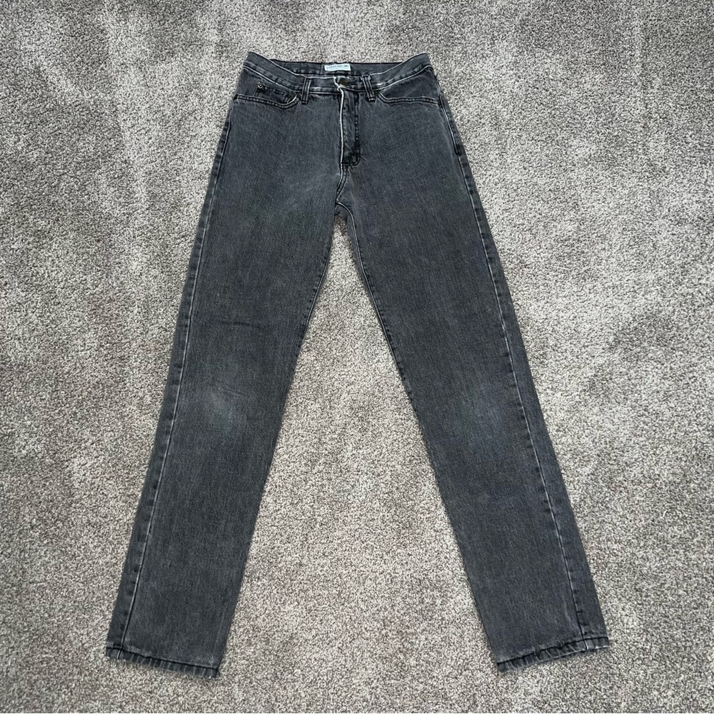 90s Vintage Guess jeans Men's 30 Georges Marciano Dark Gray USA 30x34